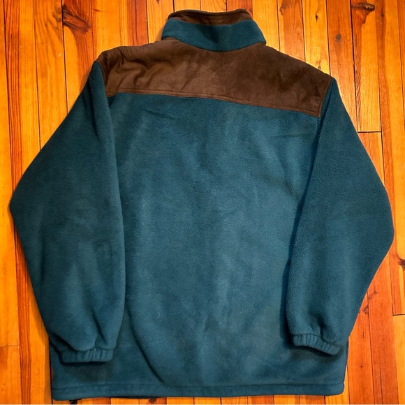 Vintage L.L. Bean Fleece Quarter Zip Pullover Sweatshirt - Picture 7 of 7